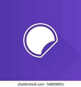 Sale sticker icon in Metro user interface color style. Label shopping buying