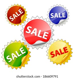 sale sticker label