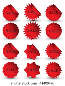 Sale sticker set