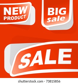 Sale. Sticker set for sale.