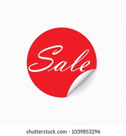 Sale sticker. Special offer banner template design. Vector illustration.