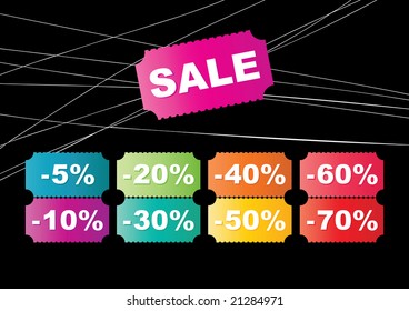 Sale stickers