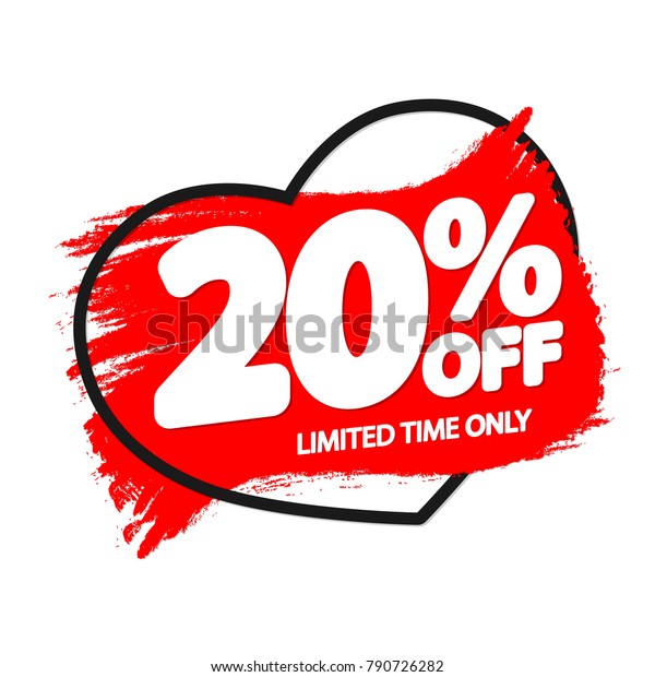 Sale Tag 20 Off Banner Design Royalty Free Stock Image