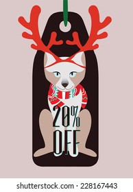 Sale tag.