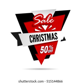 Sale tag. Sale banner. Shopping vector illustration.