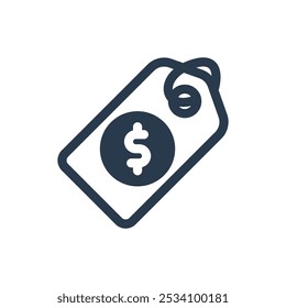 Sale Tag for Black Friday Vector Icon