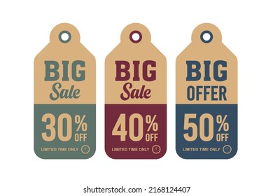 Sale tag design vector art