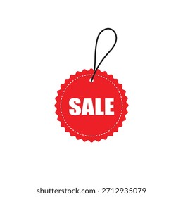 Plantilla de Vector de diseño de etiqueta de venta 