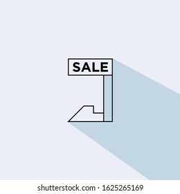 sale tag flat vector icon - ui icon vector