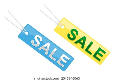 SALE Tag Icon for Advertising and Marketing, Simple Vector Label for Promo and Discount, Editable and Scalable EPS Graphic Isolated on White Background