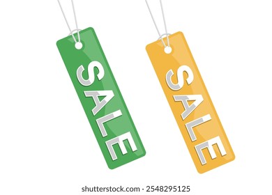 SALE Tag Icon for Advertising and Marketing, Simple Vector Label for Promo and Discount, Editable and Scalable EPS Graphic Isolated on White Background