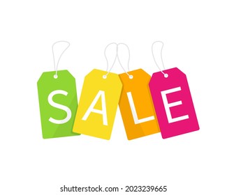 Sale tag icon. Clipart image isolated on white background
