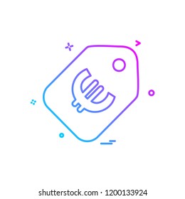 Sale tag icon design vector