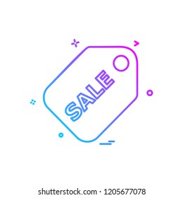 Sale tag icon design vector