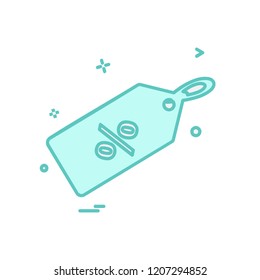 Sale tag icon design vector