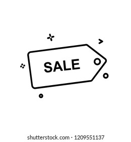 Sale tag icon design vector