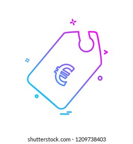 Sale tag icon design vector