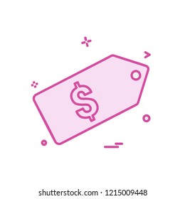 Sale tag icon design vector