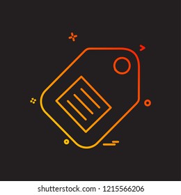 Sale tag icon design vector