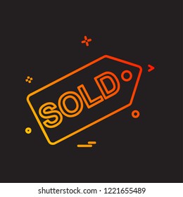 Sale tag icon design vector