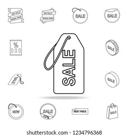 sale tag icon. Detailed set of clearance sale icons. Premium graphic design. One of the collection icons for websites, web design, mobile app on white background