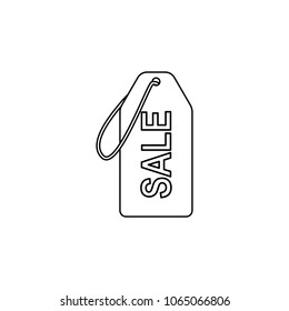 sale tag icon. Element of sale signs for mobile concept and web apps. Thin line  icon for website design and development, app development. Premium icon on white background
