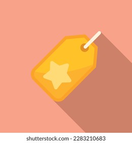 Vector plano de icono de etiqueta de venta. Interfaz de equipo. Internet de usuario