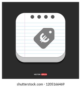 Sale tag icon - Free vector icon