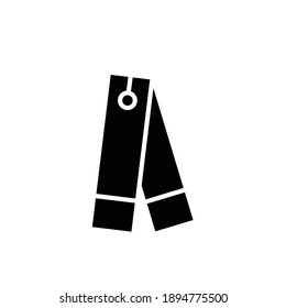 sale tag icon solid style vector for your design