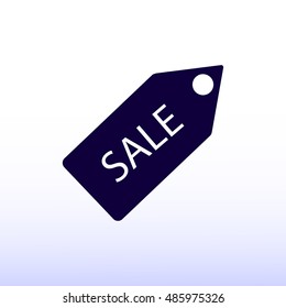 Sale tag icon, vector best flat icon, EPS