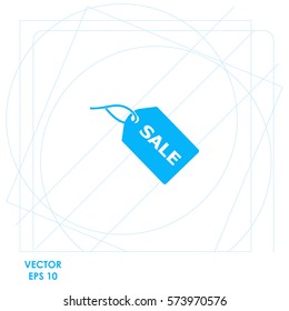 SALE tag  icon. Vector design.