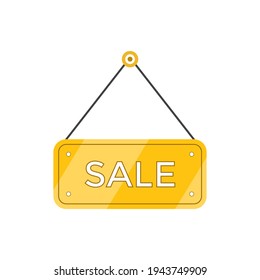 Sale Tag Icon Vector in Flat Design Style