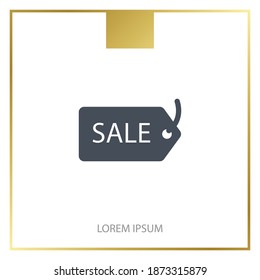 sale tag icon. Vector illustration EPS 10.