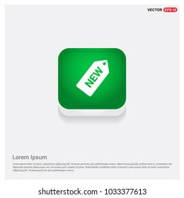 Sale tag iconGreen Web Button