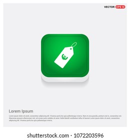 Sale tag iconGreen Web Button