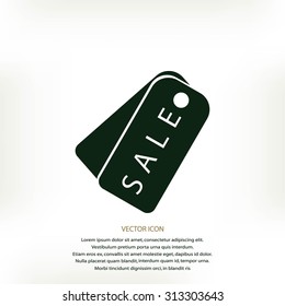 sale tag icon,vector