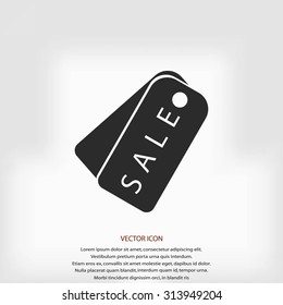 sale tag icon,vector