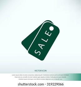 sale tag icon,vector