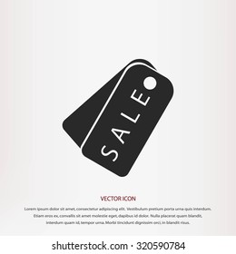 sale tag icon,vector