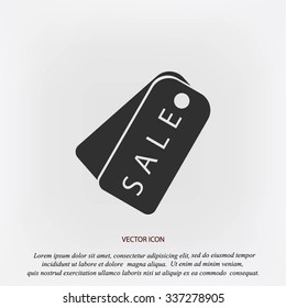 sale tag icon,vector