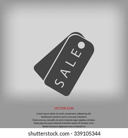 sale tag icon,vector