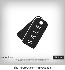 sale tag icon,vector