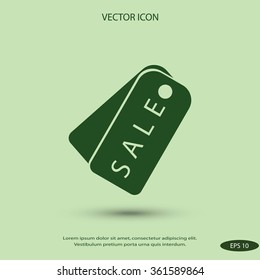 sale tag icon,vector