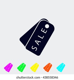 sale tag icon,vector