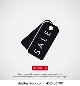 sale tag icon,vector