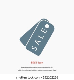 sale tag icon,vector, flat design best vector icon