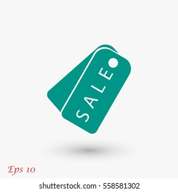 sale tag icon,vector, flat design best vector icon
