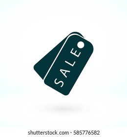 sale tag icon,vector, flat design best vector icon