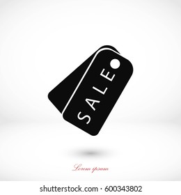 sale tag icon,vector, flat design best vector icon
