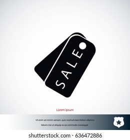 sale tag icon,vector, flat design best vector icon